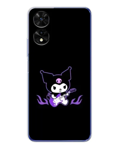 Чехол для TCL 505 с картинкой «Электрическая Kuromi» Чехол для TCL 505 с картинкой «Электрическая Kuromi»