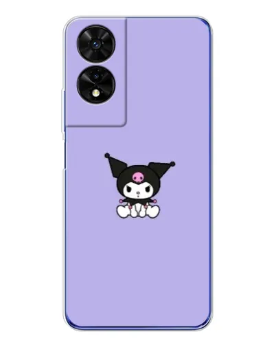 Чехол для TCL 505 с картинкой «Kuromi — фиолетовый минимализм» Чехол для TCL 505 с картинкой «Kuromi — фиолетовый минимализм»