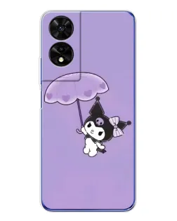 Чехол для TCL 505 с картинкой «Kuromi с зонтиком»