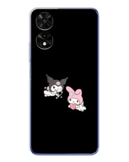 Чехол для TCL 505 с картинкой «My Melody и Kuromi»