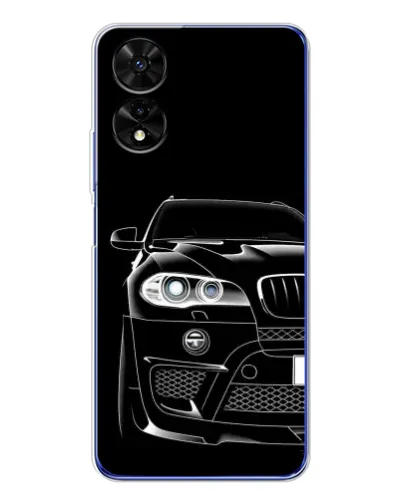 Чехол для TCL 505 с картинкой «Темный силуэт BMW» Чехол для TCL 505 с картинкой «Темный силуэт BMW»