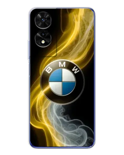 Чехол для TCL 505 с картинкой «Золотистый дым BMW» Чехол для TCL 505 с картинкой «Золотистый дым BMW»