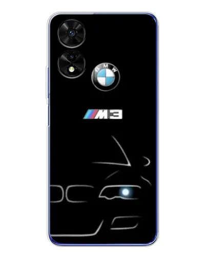 Чехол для TCL 505 с картинкой «Минималистичный принт BMW M3» Чехол для TCL 505 с картинкой «Минималистичный принт BMW M3»