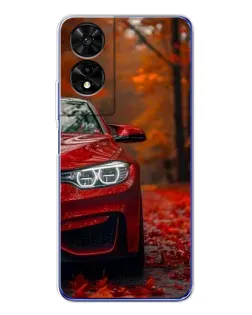 Чехол для TCL 505 с картинкой «Осенняя BMW M4»