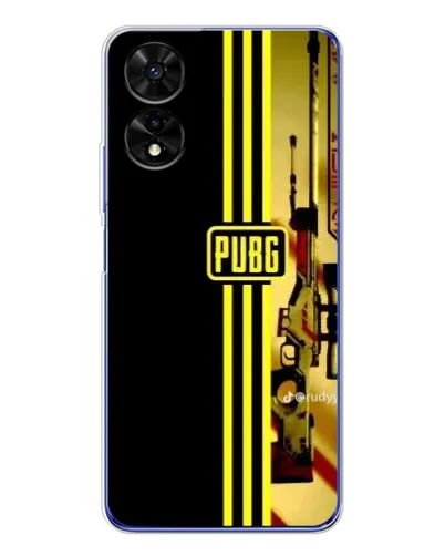 Чехол для TCL 505 с картинкой «PUBG — камуфляжный шлем»