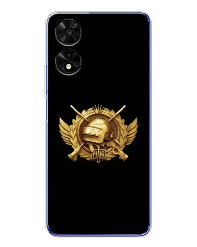 Чехол для TCL 505 с картинкой «PUBG — оранжевый градиент»