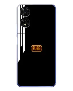 Чехол для TCL 505 с картинкой «PUBG — вертикальные линии»
