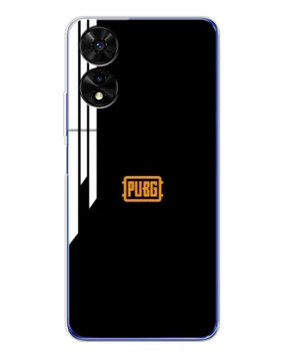Чехол для TCL 505 с картинкой «PUBG — вертикальные линии»
