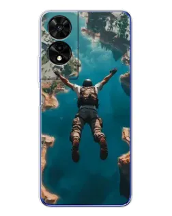 Чехол для TCL 505 с картинкой «PUBG — свободное падение»