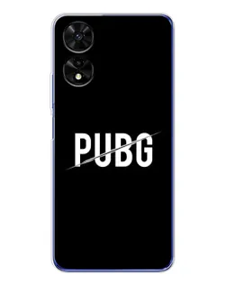 Чехол для TCL 505 с картинкой «PUBG — белый логотип»