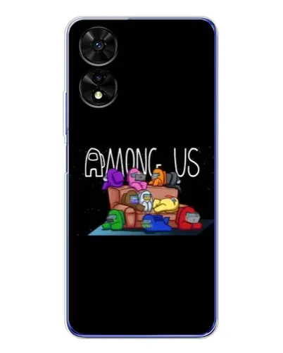 Чехол для TCL 505 с картинкой «Логотип Among Us»
