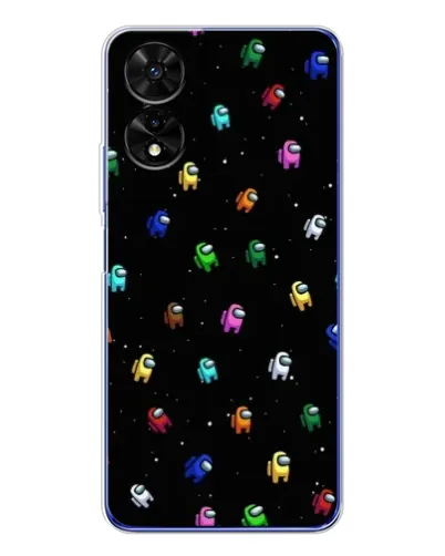 Чехол для TCL 505 с картинкой «Экипаж Among Us»