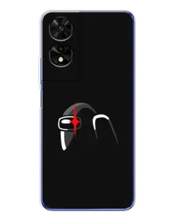 Чехол для TCL 505 с картинкой «Among Us шлем»
