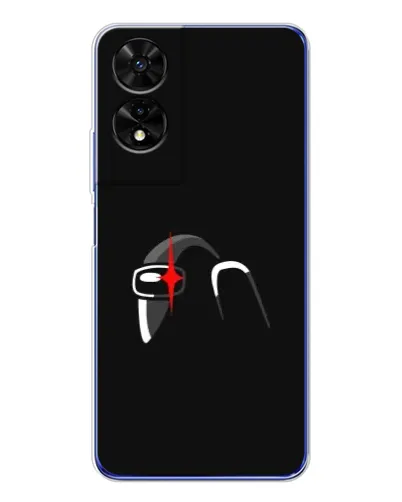 Чехол для TCL 505 с картинкой «Among Us шлем»