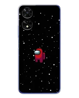 Чехол для TCL 505 с картинкой «Красный Among Us»