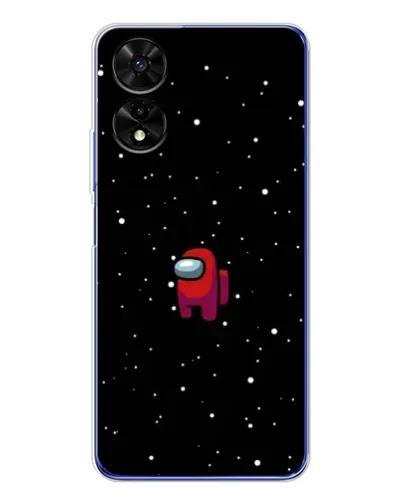 Чехол для TCL 505 с картинкой «Красный Among Us»
