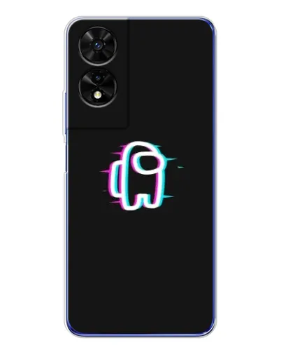 Чехол для TCL 505 с картинкой «Among Us неон»