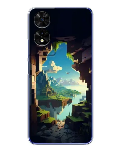 Чехол для TCL 505 с картинкой «Вид из пещеры»