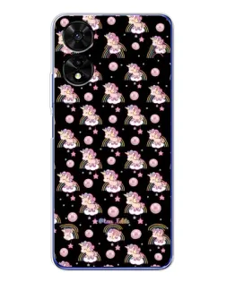 Чехол для TCL 505 с картинкой «Magic Unicorn паттерн»