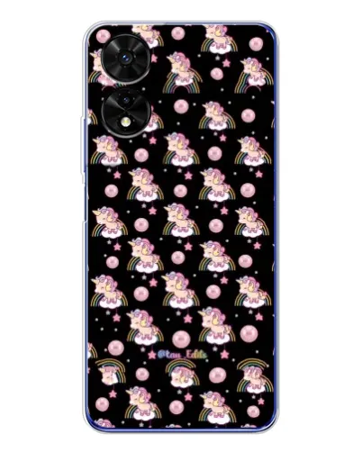 Чехол для TCL 505 с картинкой «Magic Unicorn паттерн»