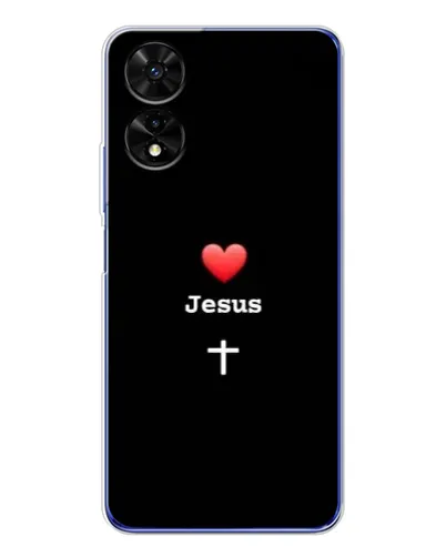 Чехол для TCL 505 с картинкой «Сердце - Jesus» Чехол для TCL 505 с картинкой «Сердце - Jesus»