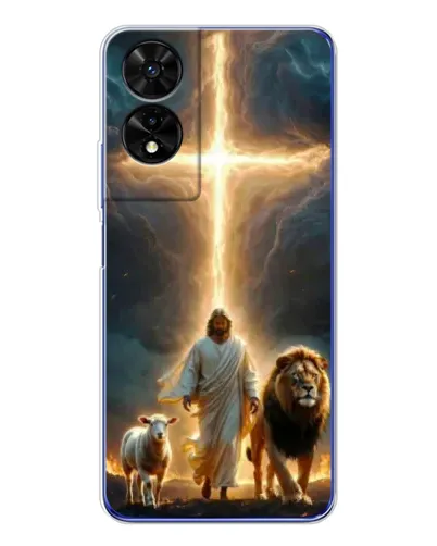 Чехол для TCL 505 с картинкой «Лев Иуды и Свет» Чехол для TCL 505 с картинкой «Лев Иуды и Свет»