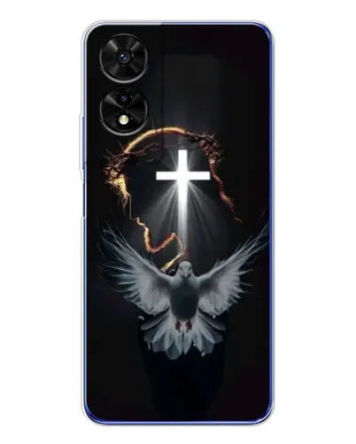 Чехол для TCL 505 с картинкой «Голубь и Свет» Чехол для TCL 505 с картинкой «Голубь и Свет»