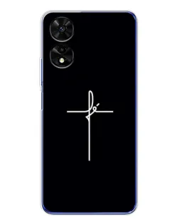 Чехол для TCL 505 с картинкой «Тонкий крест»