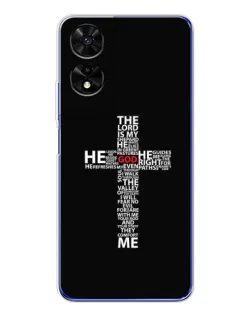 Чехол для TCL 505 с картинкой «Текстовый крест»