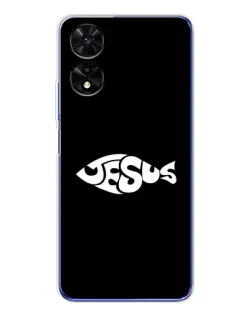 Чехол для TCL 505 с картинкой «Рыба Jesus»