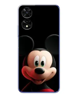 Чехол для TCL 505 с картинкой «Улыбающийся Микки Маус»