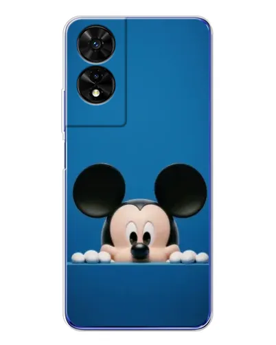Чехол для TCL 505 с картинкой «Микки выглядывает» Чехол для TCL 505 с картинкой «Микки выглядывает»