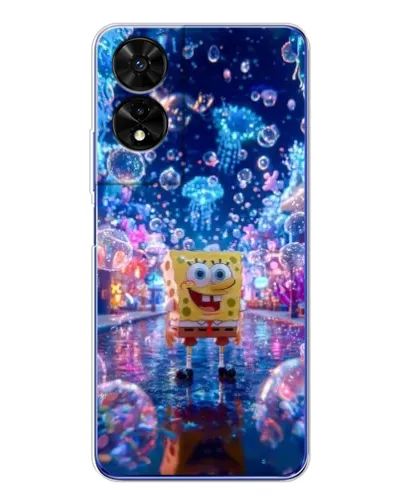 Чехол для TCL 505 с картинкой «Неоновый океан»