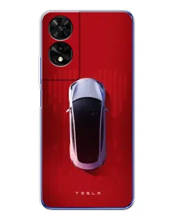 Чохол для TCL 505 з картинкою «Tesla Top View» Чохол для TCL 505 з картинкою «Tesla Top View»