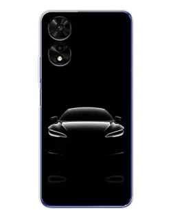 Чохол для TCL 505 з картинкою «Силует Tesla Night» Чохол для TCL 505 з картинкою «Силует Tesla Night»
