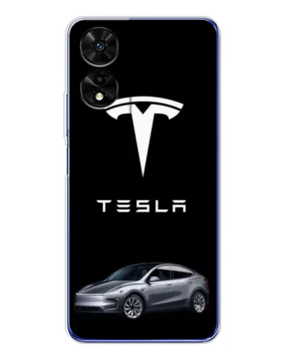 Чехол для TCL 505 с картинкой «Tesla Model Y»
