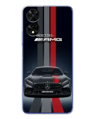 Чохол для TCL 505 з картинкою «Mercedes — білий карбон» Чохол для TCL 505 з картинкою «Mercedes — білий карбон»