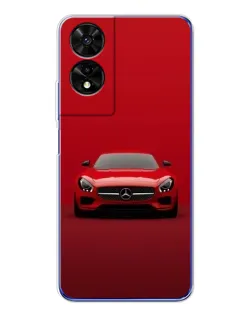 Чохол для TCL 505 з картинкою «Червоний Mercedes AMG»