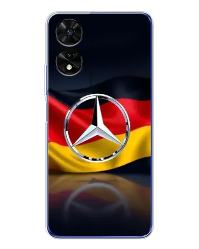 Чохол для TCL 505 з картинкою «Mercedes — прапор Німеччини» Чохол для TCL 505 з картинкою «Mercedes — прапор Німеччини»