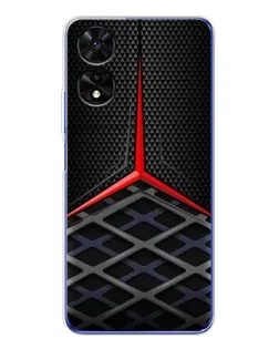 Чохол для TCL 505 з картинкою «Mercedes Carbon Grid»