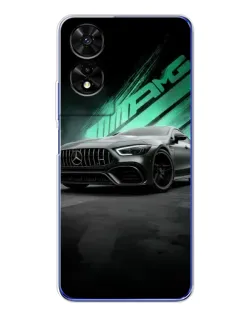 Чохол для TCL 505 з картинкою «Темний Mercedes AMG»