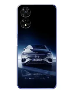 Чохол для TCL 505 з картинкою «Нічний Mercedes EQ»