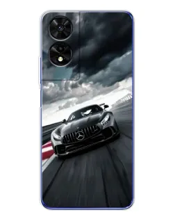 Чохол для TCL 505 з картинкою «Гоночний Mercedes AMG»