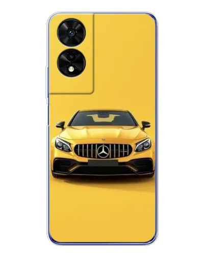 Чохол для TCL 505 з картинкою «Жовтий Mercedes GT» Чохол для TCL 505 з картинкою «Жовтий Mercedes GT»