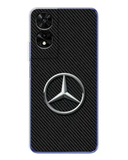 Чехол для TCL 505 с картинкой «Карбоновый Mercedes стиль»
