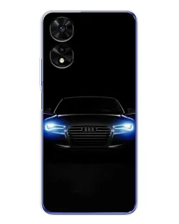 Чохол для TCL 505 з картинкою «Audi в неоні»