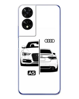 Чохол для TCL 505 з картинкою «Audi — контрастний дизайн»