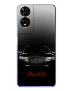 Чохол для TCL 505 з картинкою «Audi — градієнтний контур»
