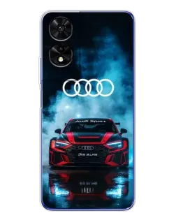 Чохол для TCL 505 з картинкою «Audi Sport — неон»