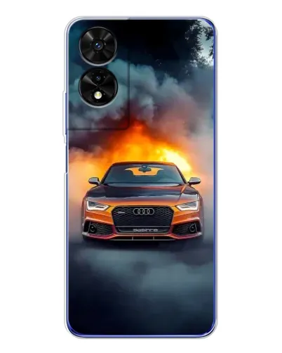 Чохол для TCL 505 з картинкою «Audi у вогняному диму» Чохол для TCL 505 з картинкою «Audi у вогняному диму»